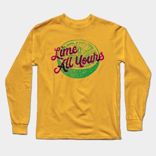 Lime All Yours Fruit Pun Long Sleeve T-Shirt